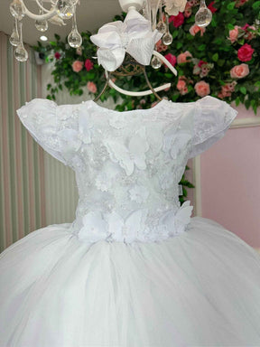 Vestido Marie Jardim Encantado Mel + Saiote - Leveza e Elegância para Meninas | Bebeloo Kids