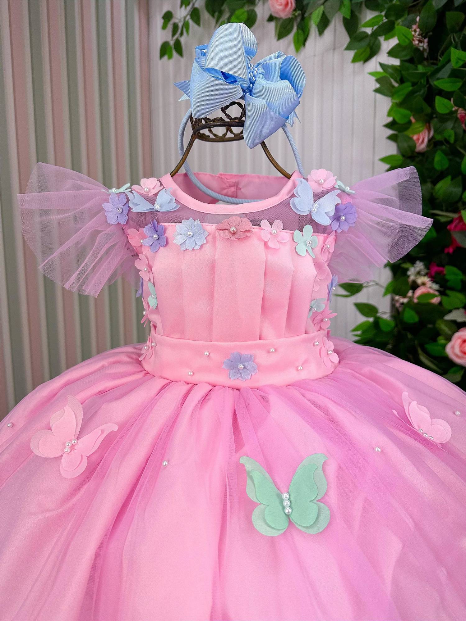 Vestido Marie Jardim Encantado Isis Luxinho - Leveza e Elegância para Meninas | Bebeloo Kids