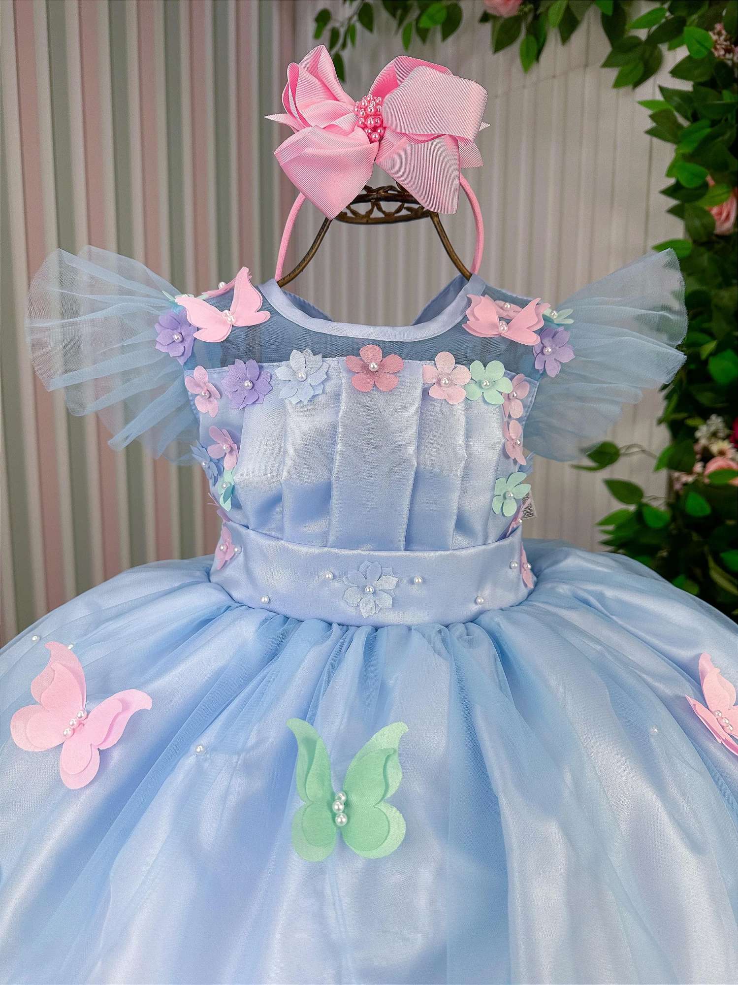 Vestido Marie Jardim Encantado Isis Luxinho - Leveza e Elegância para Meninas | Bebeloo Kids