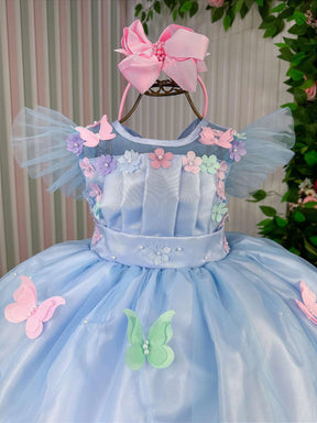 Vestido Marie Jardim Encantado Isis Luxinho + Saiote - Leveza e Elegância para Meninas | Bebeloo Kids