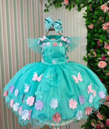 Vestido Marie Jardim Encantado Isis Luxinho - Leveza e Elegância para Meninas | Bebeloo Kids