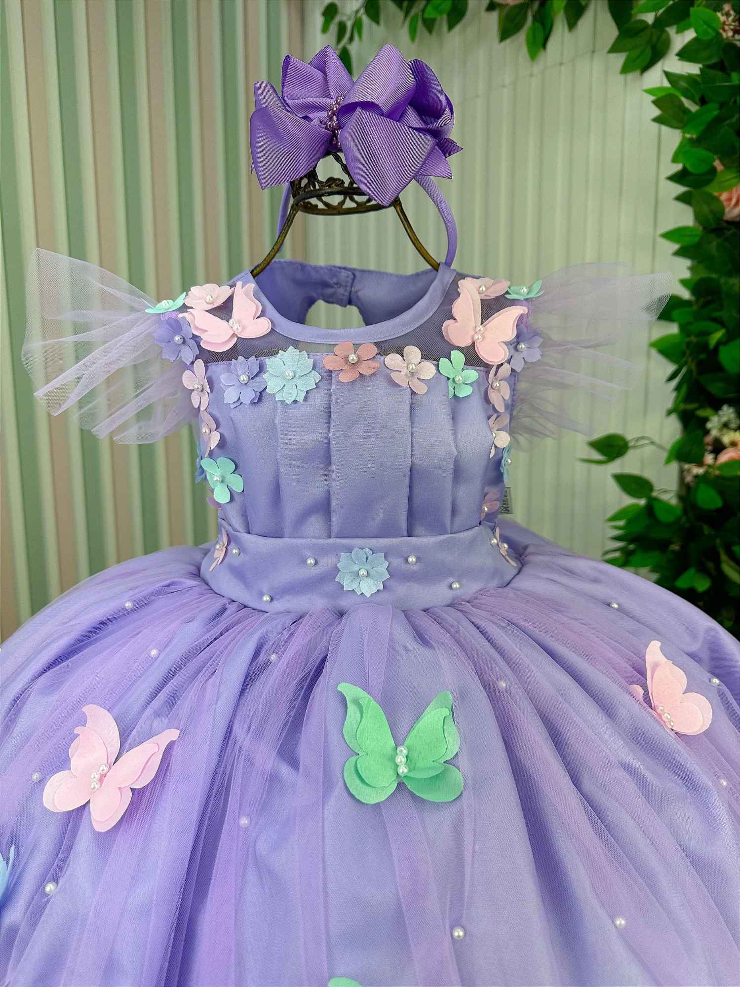 Vestido Marie Jardim Encantado Isis Luxinho + Saiote - Leveza e Elegância para Meninas | Bebeloo Kids