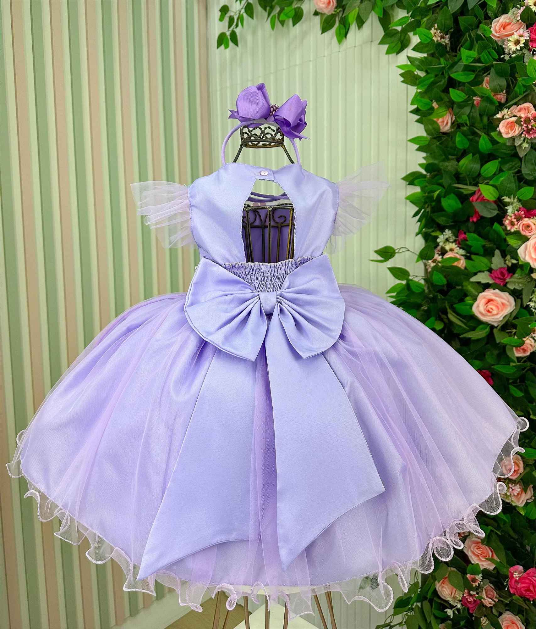 Vestido Marie Jardim Encantado Isis Luxinho + Saiote - Leveza e Elegância para Meninas | Bebeloo Kids