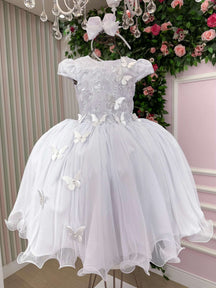 Vestido Juvenil - Midi Vila Lele Sabrina Daminha/Florista + Saiote - Leveza e Elegância para Meninas | Bebeloo Kids