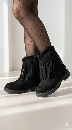 Bota\Coturno StarPink Love Preto - Qualidade e Cuidado para os Pequenos | Bebeloo Kids