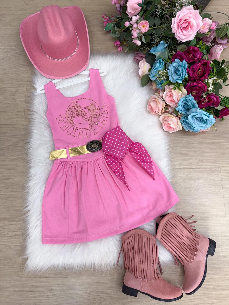 Vestido Blogueirinha Boiadeira do Sertão - Leveza e Elegância para Meninas | Bebeloo Kids
