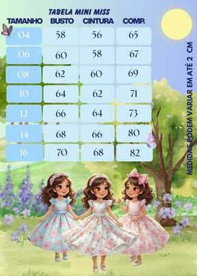 Vestido Mini Miss Isabela + Saiote - Leveza e Elegância para Meninas | Bebeloo Kids