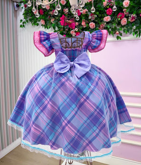 Vestido Marie Junino Quermesse do Interior Lilas - Leveza e Elegância para Meninas | Bebeloo Kids