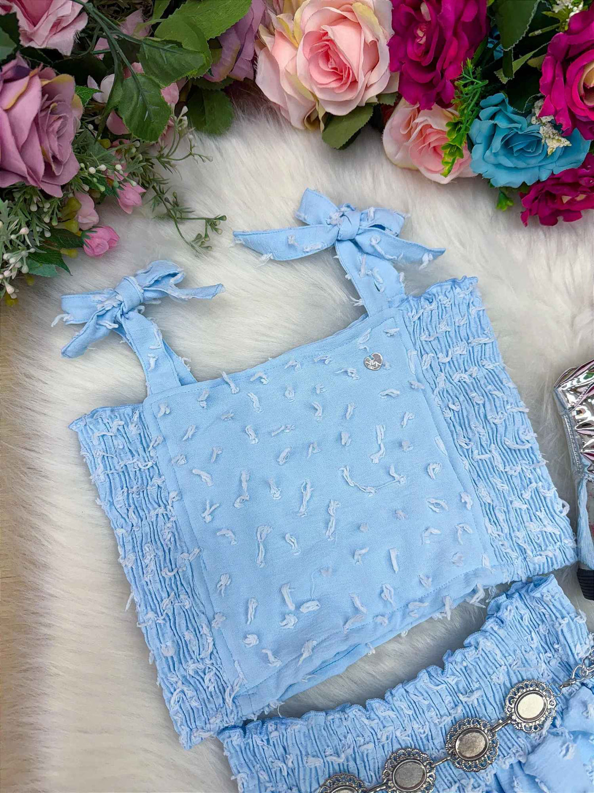 Conjunto Blogueirinha Clarissa - Estilo Delicado para o Dia a Dia | Bebeloo Kids