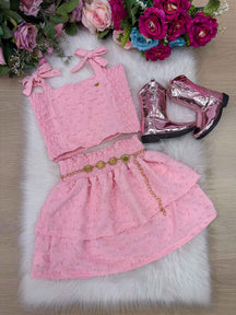 Conjunto Blogueirinha Clarissa - Estilo Delicado para o Dia a Dia | Bebeloo Kids
