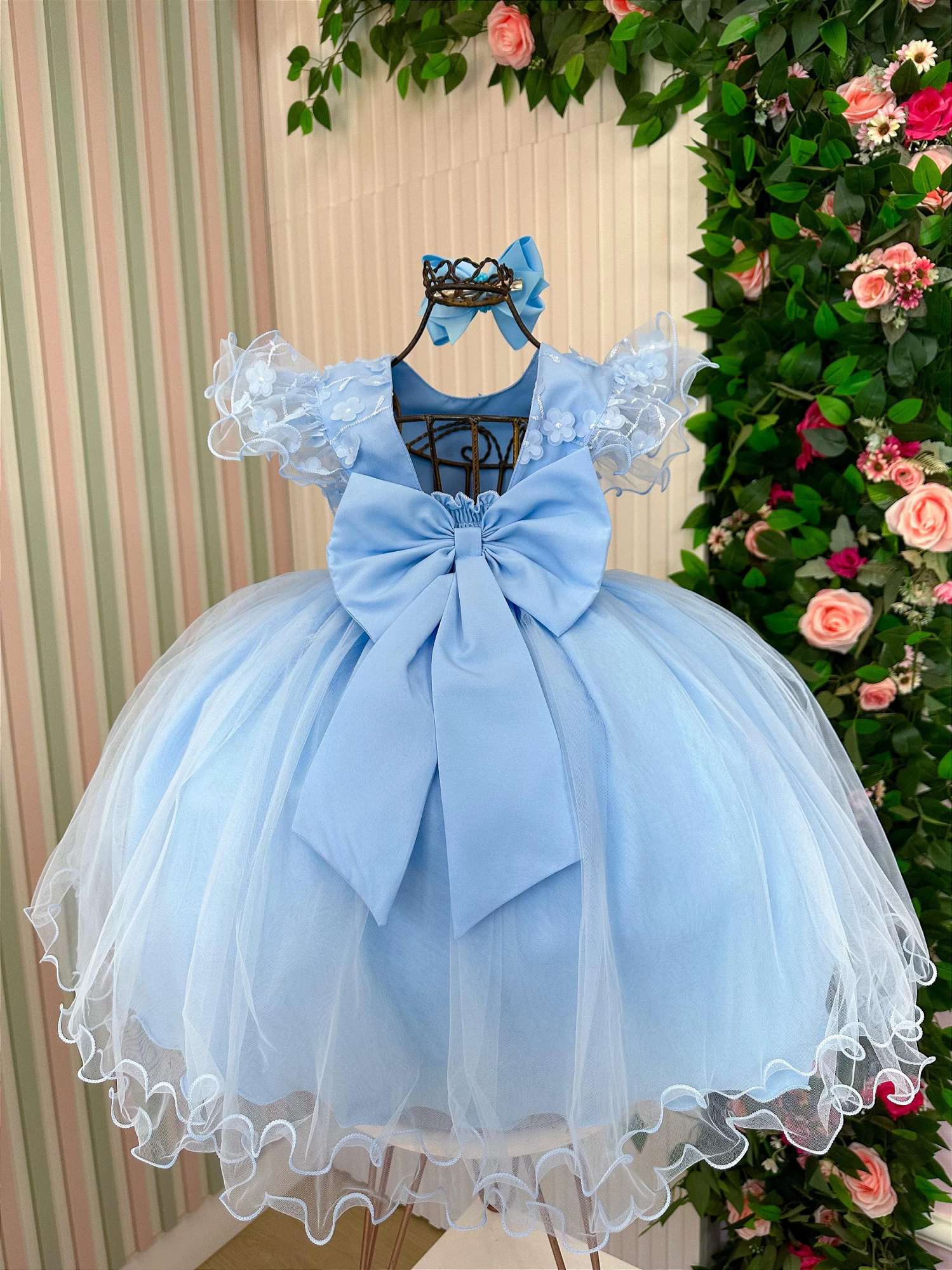 Vestido Menina Bonita Angelie + Saiote - Leveza e Elegância para Meninas | Bebeloo Kids