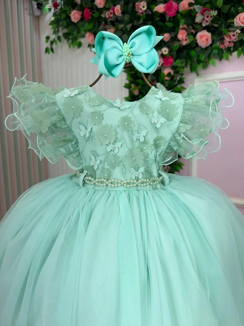 Vestido Menina Bonita Angelie + Saiote - Leveza e Elegância para Meninas | Bebeloo Kids