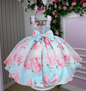 Vestido Mini Miss Florido - Leveza e Elegância para Meninas | Bebeloo Kids