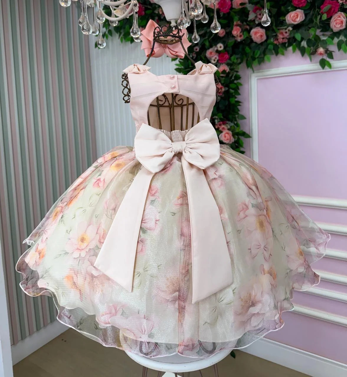 Vestido Mini Miss Florido - Leveza e Elegância para Meninas | Bebeloo Kids