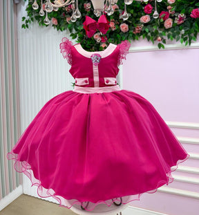 Vestido Mini Miss Temático Patrulha Canina - Sky - Leveza e Elegância para Meninas | Bebeloo Kids