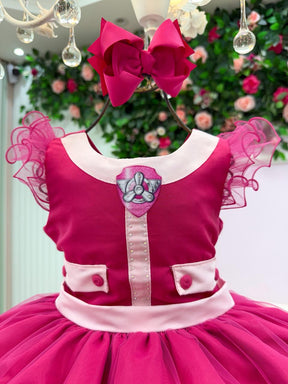 Vestido Mini Miss Temático Patrulha Canina - Sky - Leveza e Elegância para Meninas | Bebeloo Kids