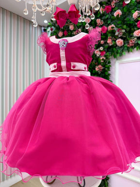 Vestido Mini Miss Temático Patrulha Canina - Sky - Leveza e Elegância para Meninas | Bebeloo Kids