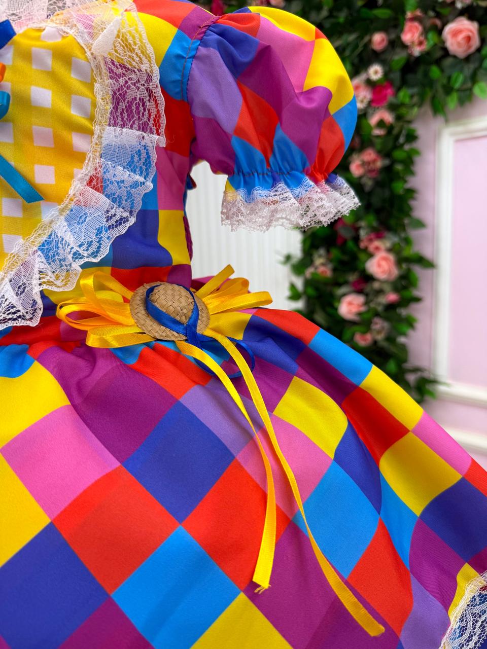 Vestido Marie Junino Coração Caipira - Leveza e Elegância para Meninas | Bebeloo Kids