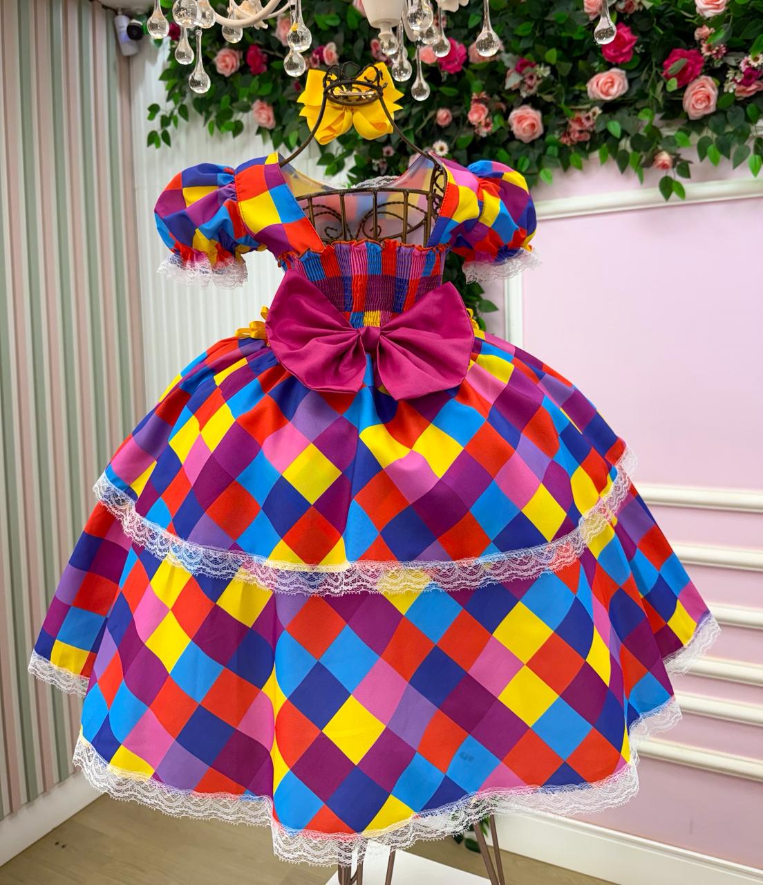 Vestido Marie Junino Coração Caipira - Leveza e Elegância para Meninas | Bebeloo Kids