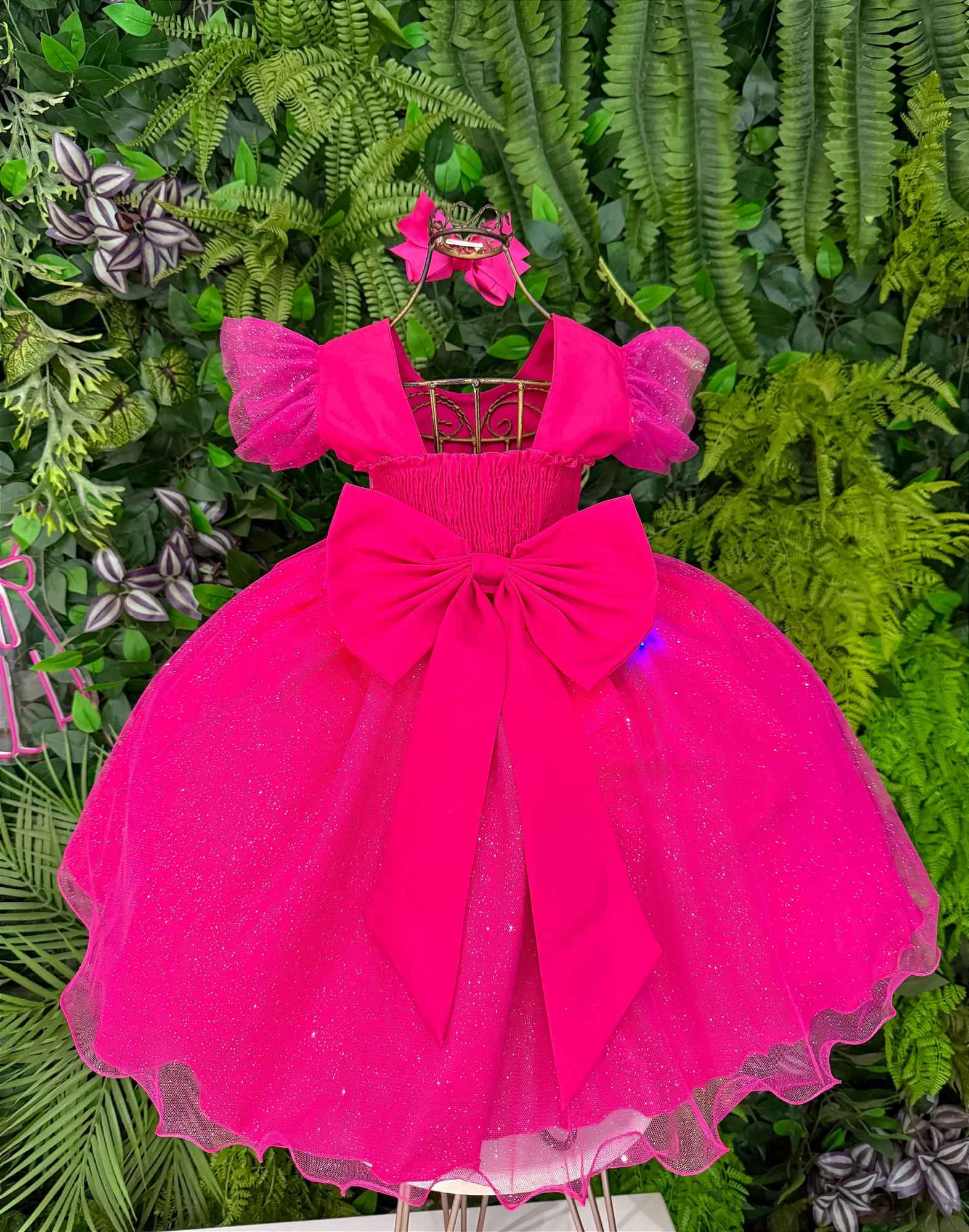 Vestido Tematicos Ysa Kids Lilo Stitch com Led + Saiote - Leveza e Elegância para Meninas | Bebeloo Kids