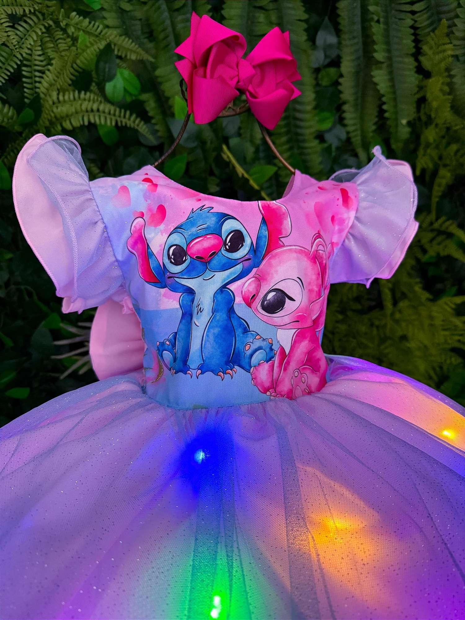 Vestido Tematicos Ysa Kids Lilo Stitch com Led - Leveza e Elegância para Meninas | Bebeloo Kids
