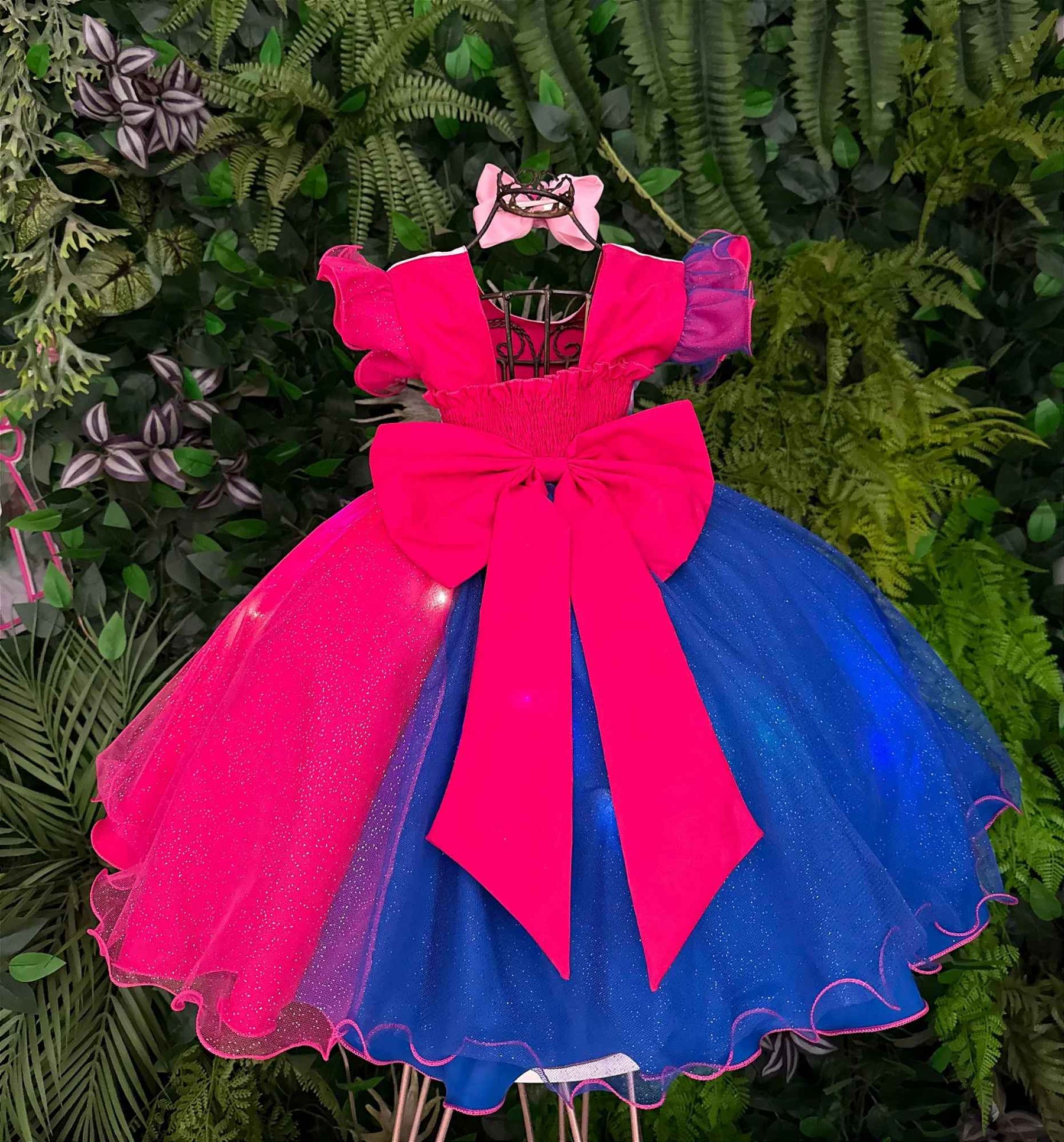 Vestido Tematicos Ysa Kids Lilo Stitch com Led - Leveza e Elegância para Meninas | Bebeloo Kids