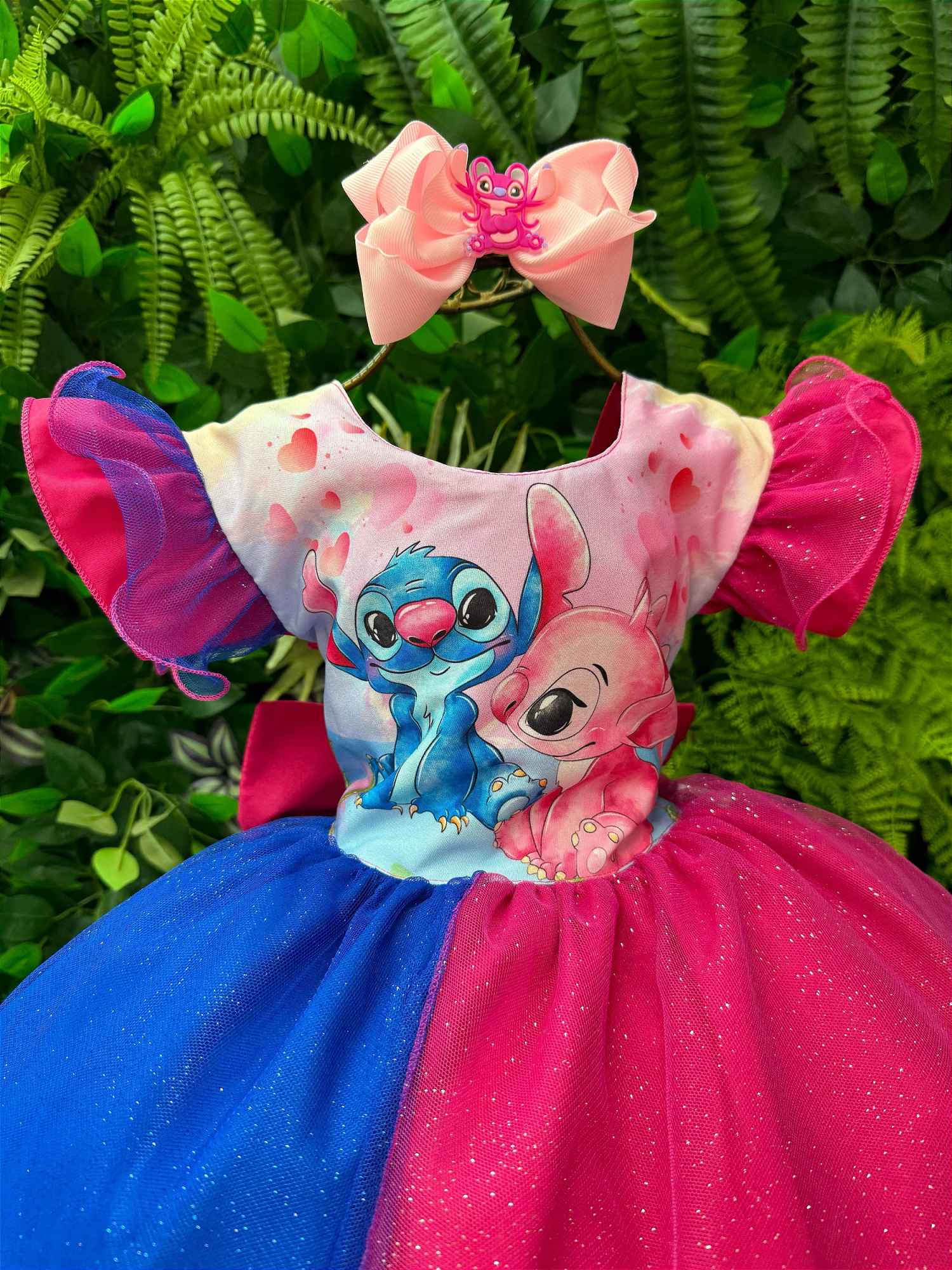 Vestido Tematicos Ysa Kids Lilo Stitch com Led - Leveza e Elegância para Meninas | Bebeloo Kids