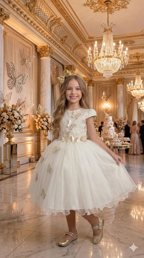 Vestido Juvenil - Midi Vila Lele Sabrina Off - Leveza e Elegância para Meninas | Bebeloo Kids