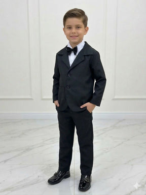 Conjunto Social Miss Cherry Jorge Terno Preto - Estilo Delicado para o Dia a Dia | Bebeloo Kids