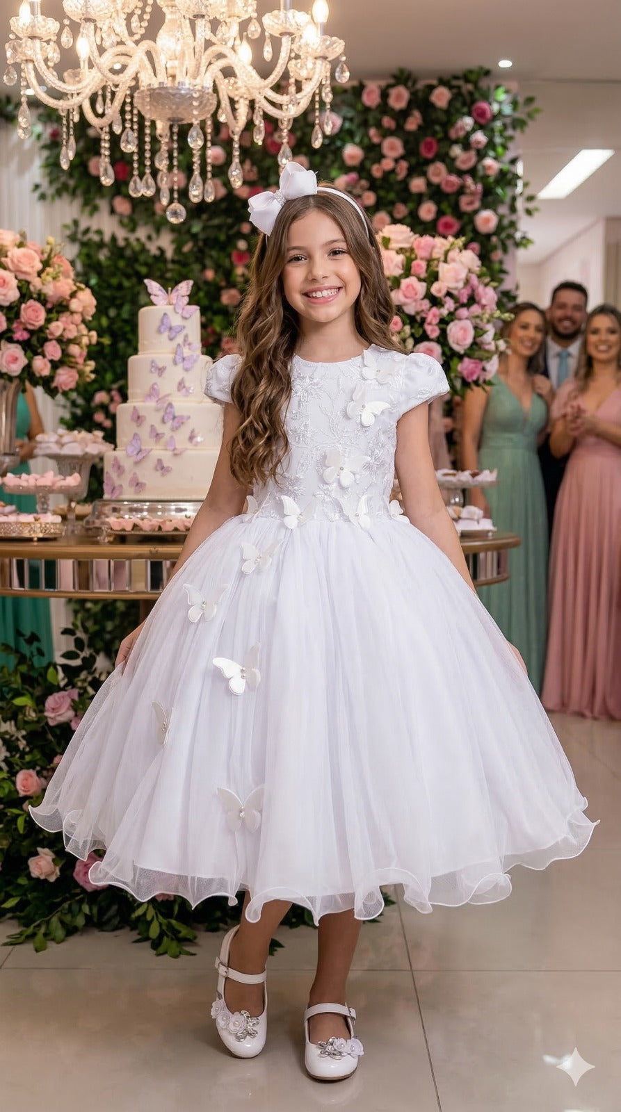 Vestido Juvenil - Midi Vila Lele Sabrina Branco (VESTJMDSBRNCO)