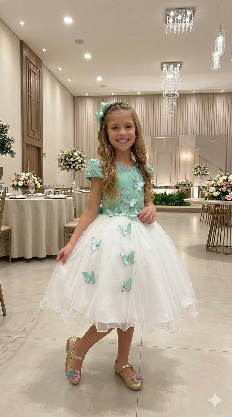 Vestido Juvenil - Midi Vila Lele Sabrina Verde Oliva e Off - Leveza e Elegância para Meninas | Bebeloo Kids