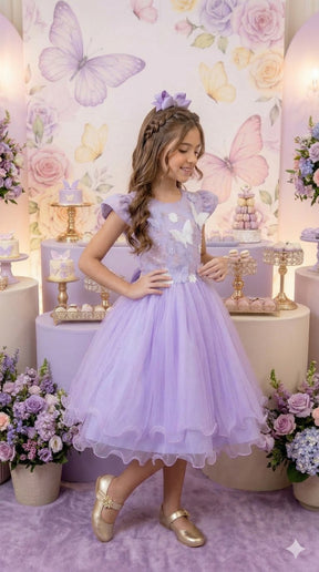 Vestido Marie Jardim Encantado Mel Lilás (VESTMRYKDSJRDENCTLILAS)