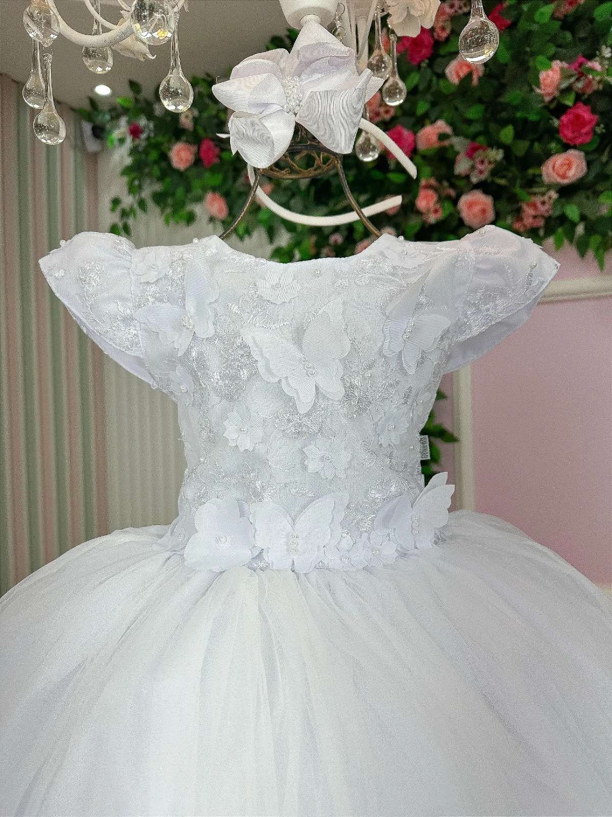 Vestido Marie Jardim Encantado Mel Branco (VESTMRYKDSJRDENCTBRN)