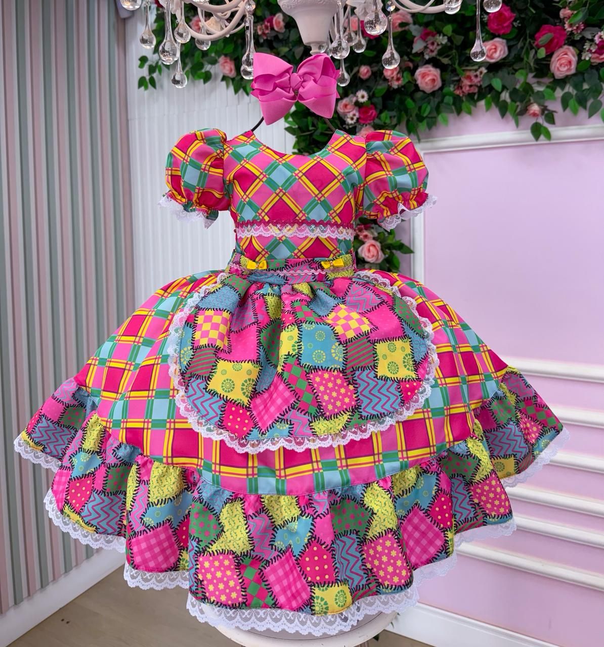 Vestido Mini Miss Junino Magia do Sertão - Leveza e Elegância para Meninas | Bebeloo Kids