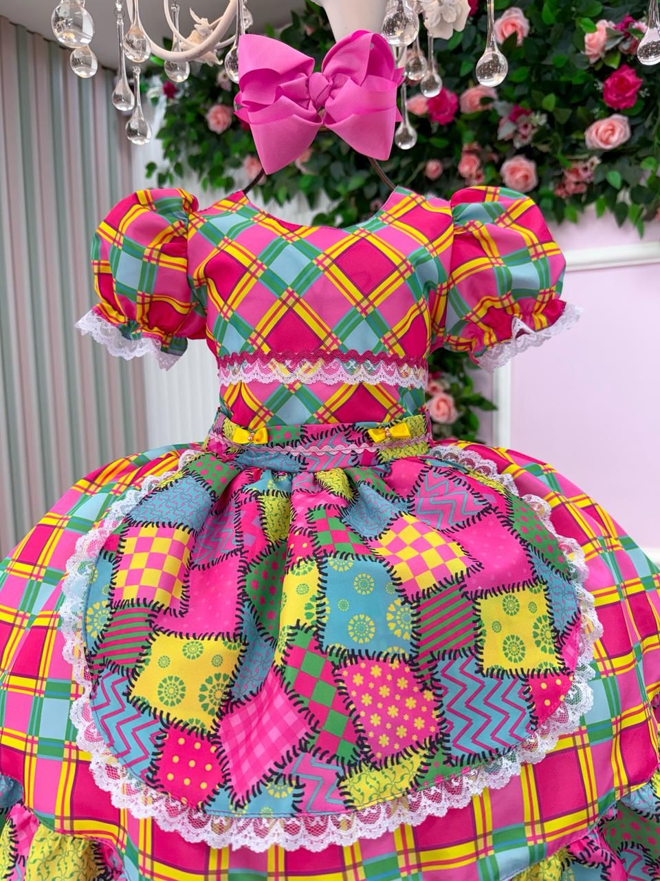 Vestido Mini Miss Junino Magia do Sertão - Leveza e Elegância para Meninas | Bebeloo Kids