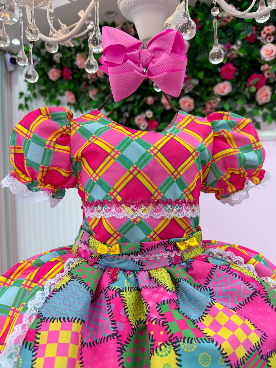 Vestido Mini Miss Junino Magia do Sertão - Leveza e Elegância para Meninas | Bebeloo Kids