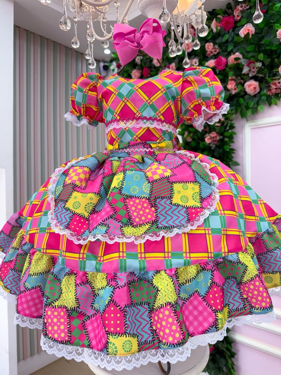 Vestido Mini Miss Junino Magia do Sertão - Leveza e Elegância para Meninas | Bebeloo Kids