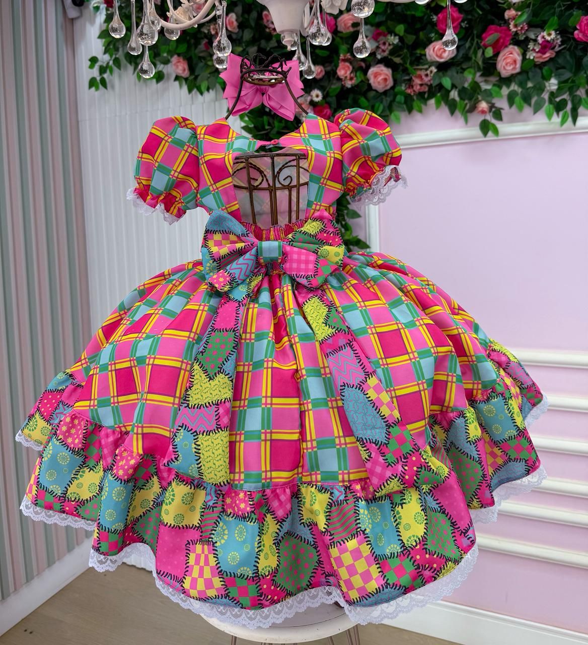 Vestido Mini Miss Junino Magia do Sertão - Leveza e Elegância para Meninas | Bebeloo Kids