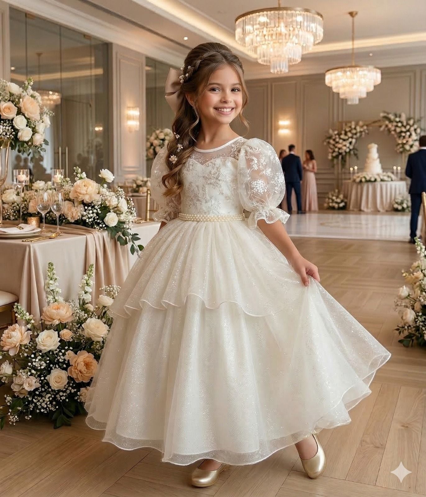 Vestido Bella Child Longo Eva Off - Leveza e Elegância para Meninas | Bebeloo Kids