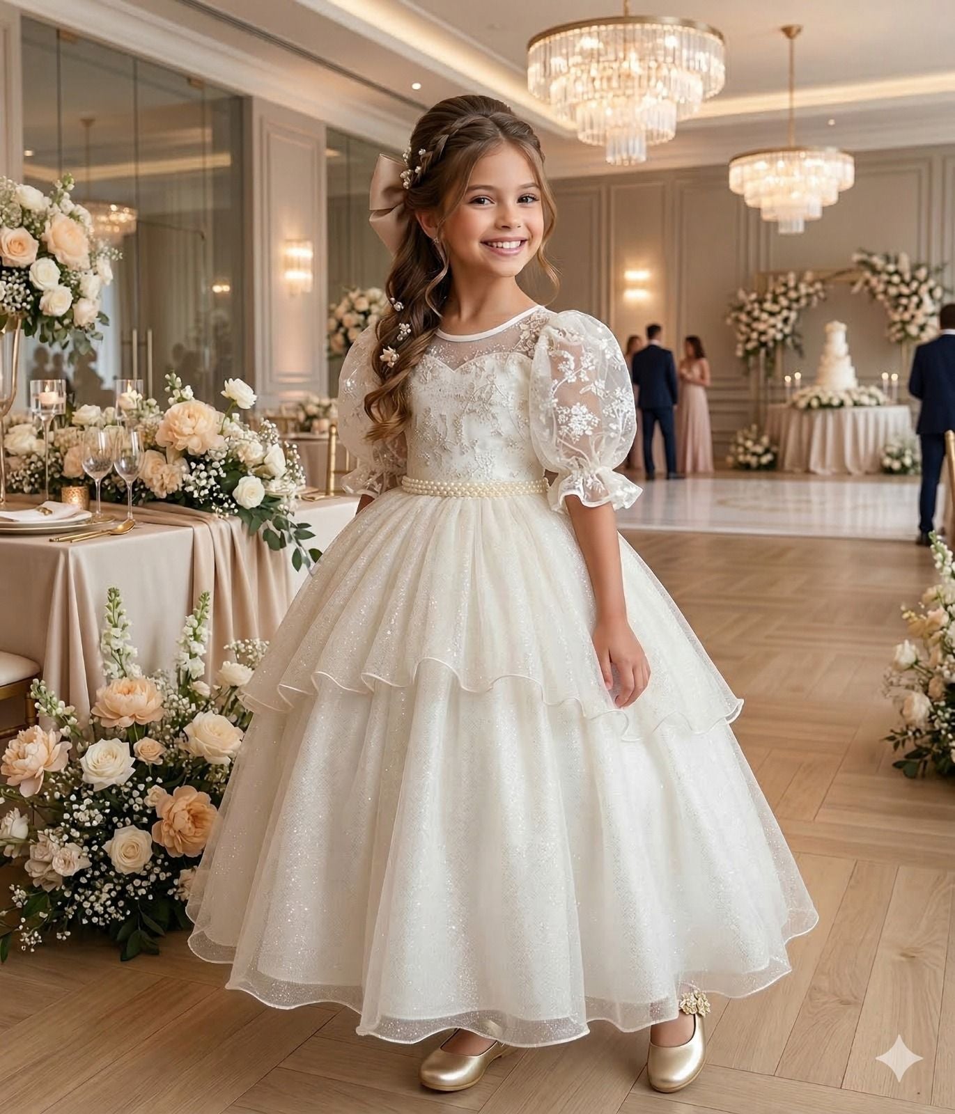 Vestido Bella Child Longo Eva Off - Leveza e Elegância para Meninas | Bebeloo Kids