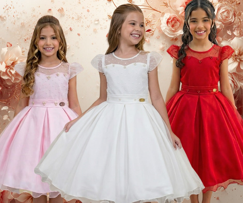 Vestido Mini Miss Isabela - Leveza e Elegância para Meninas | Bebeloo Kids