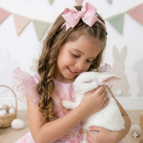 Vestido Marie Coelhinho Rosa Bebe - Leveza e Elegância para Meninas | Bebeloo Kids