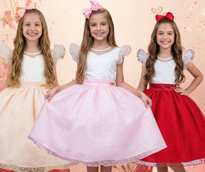 Vestido Mini Miss Betani + Saiote - Leveza e Elegância para Meninas | Bebeloo Kids