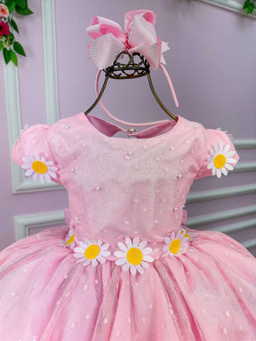 Vestido Marie Jardim Encantado Margaridas + Saiote - Leveza e Elegância para Meninas | Bebeloo Kids