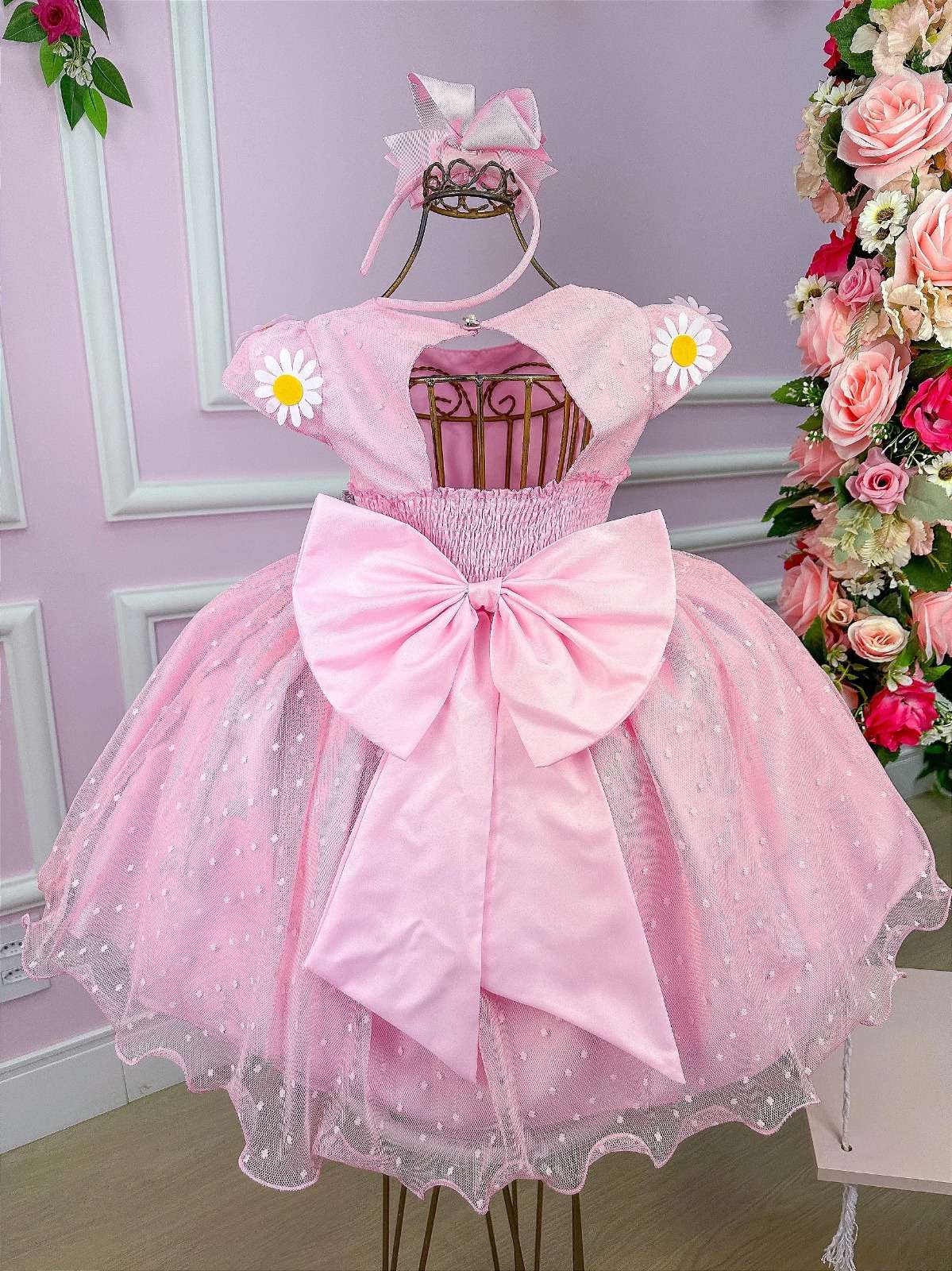 Vestido Marie Jardim Encantado Margaridas - Leveza e Elegância para Meninas | Bebeloo Kids