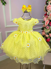Vestido Marie Jardim Encantado Margaridas + Saiote - Leveza e Elegância para Meninas | Bebeloo Kids