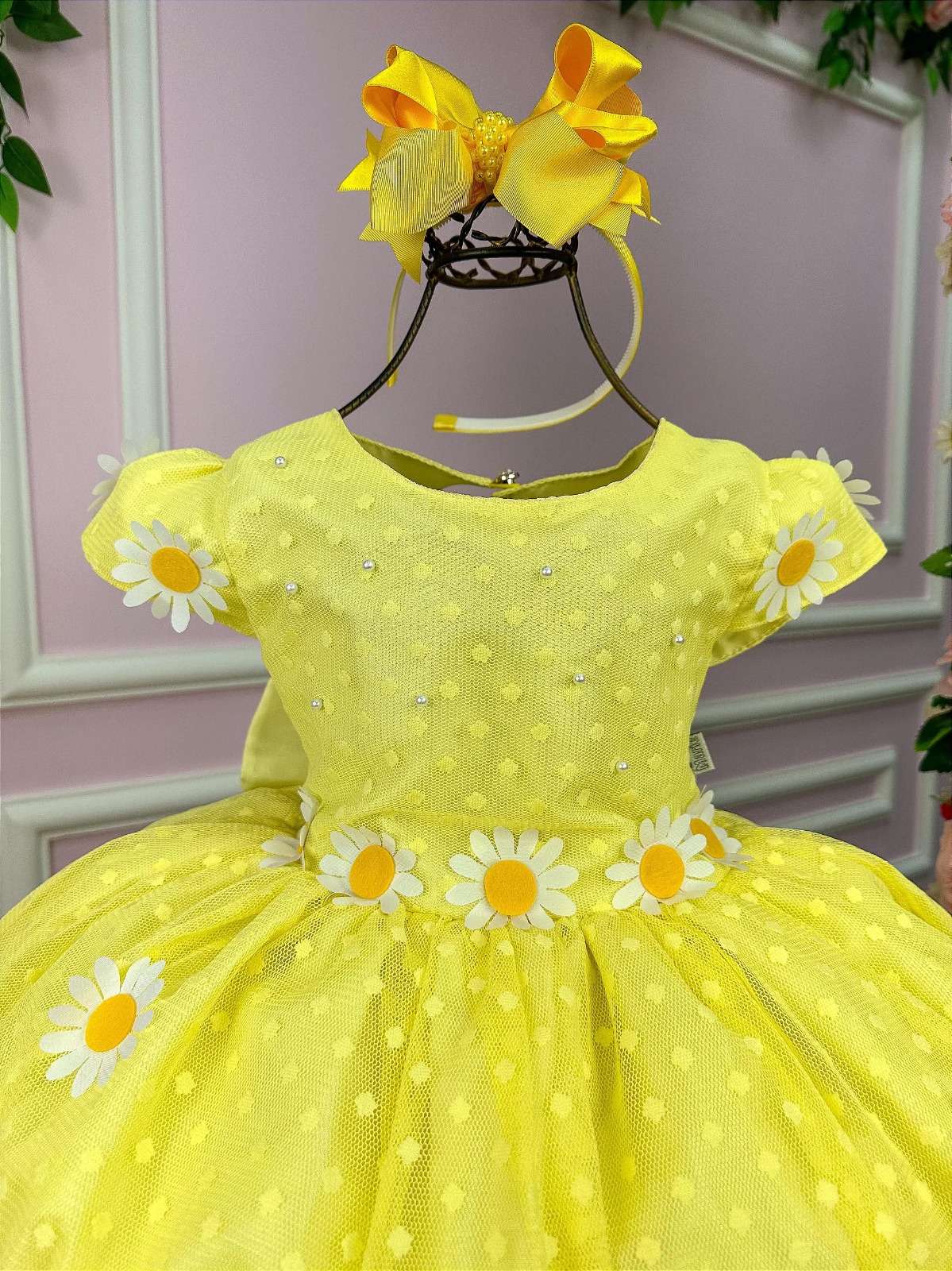 Vestido Marie Jardim Encantado Margaridas - Leveza e Elegância para Meninas | Bebeloo Kids