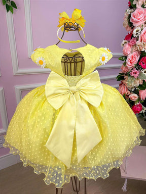 Vestido Marie Jardim Encantado Margaridas + Saiote - Leveza e Elegância para Meninas | Bebeloo Kids