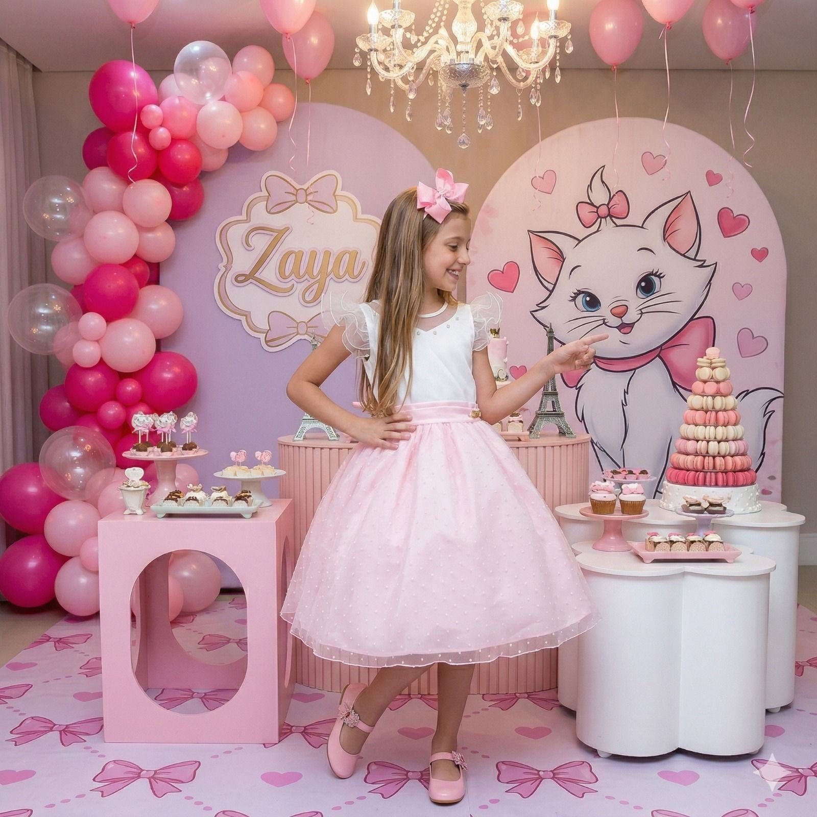 Vestido Mini Miss Betani Rosa Bebe - Leveza e Elegância para Meninas | Bebeloo Kids