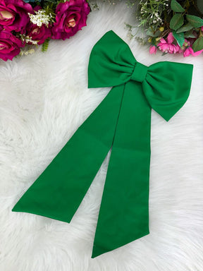 Laço Opcional / Faixa Do Vestido Selena Verde Bandeira - Charme e Delicadeza para os Cabelos | Bebeloo Kids